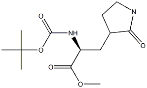 Methyl (2S)-2-((tert-butoxycarbonyl)amino)-3-(2-oxopyrrolidin-3-yl)propanoate