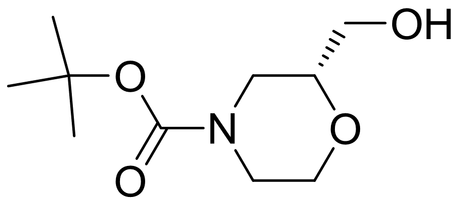 4-Morpholinecarboxylic acid, 2-(hydroxyMethyl)-, 1,1-diMethylethyl ester, (2R)-