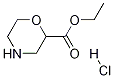 2-Morpholinecarboxylic acid, ethyl ester, hydrochloride