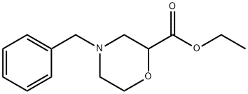 2-Morpholinecarboxylic acid, 4-(phenylmethyl)-, ethyl ester