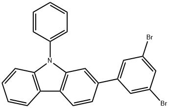 2-(3,5-Dibromobenzene)-N-Benzyl-9H-Carbazol