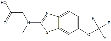 N-甲基-N-[6-(三氟甲氧基)-1,3-苯并噻唑-2-基]甘氨酸