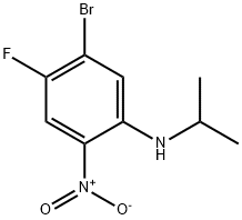 Benzenamine, 5-bromo-4-fluoro-N-(1-methylethyl)-2-nitro-