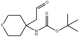 Carbamic acid, N-[tetrahydro-4-(2-oxoethyl)-2H-thiopyran-4-yl]-, 1,1-dimethylethyl ester