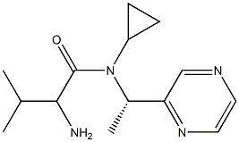 (S)-2-Amino-N-cyclopropyl-3-methyl-N-(1-pyrazin-2-yl-ethyl)-butyramide