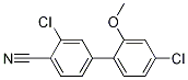 2-Chloro-4-(4-chloro-2-Methoxyphenyl)benzonitrile