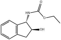 Carbamic acid, (2,3-dihydro-2-hydroxy-1H-inden-1-yl)-, ethyl ester, (1S-trans)- (9CI)