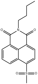 1H-Benz[de]isoquinoline-1,3(2H)-dione, 2-butyl-6-(methylsulfonyl)-