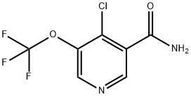 4-Chloro-3-(trifluoromethoxy)pyridine-5-carboxamide