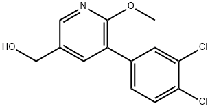 3-(3,4-Dichlorophenyl)-2-methoxypyridine-5-methanol
