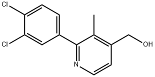 2-(3,4-Dichlorophenyl)-3-methylpyridine-4-methanol