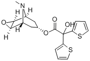 (1R,2R,4S,5S,7s)-9-Methyl-3-oxa-9-azatricyclo[3.3.1.02,4]nonan-7-yl 2-hydroxy-2,2-dithiophen-2-ylacetate