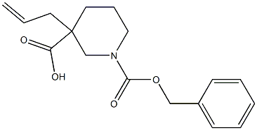 3-(2-propen-1-yl)-1,3-Piperidinedicarboxylic acid 1-(phenylmethyl) ester