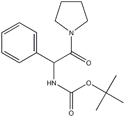 Tert-Butyl N-[2-Oxo-1-Phenyl-2-(Pyrrolidin-1-Yl)Ethyl]Carbamate