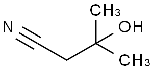 β-hydroxyisovaleronitrile
