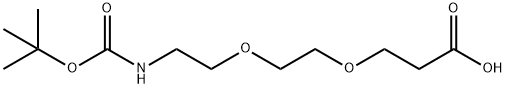 叔丁氧羰基-PEG2-羧酸
