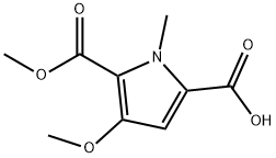 2-carboxy-4-methoxy-5-(methoxycarbonyl)-1-methylpyrrole