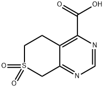 7,7-dioxo-5H,6H,8H-7lambda6-thiopyrano[3,4-d]pyrimidine-4-carboxylic acid