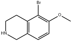 Isoquinoline, 5-bromo-1,2,3,4-tetrahydro-6-methoxy-