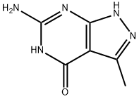 4H-Pyrazolo[3,4-d]pyrimidin-4-one, 6-amino-1,5-dihydro-3-methyl-