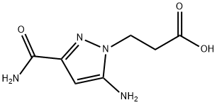 3-[5-amino-3-(aminocarbonyl)-1H-pyrazol-1-yl]propanoic acid