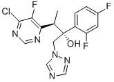 trans-3-(6-Chloro-5-fluoropyrimidin-4-yl)-2-(2,4-di-fluorophenyl)-1-(1H-1,2,4-triazol-1-yl)butan-