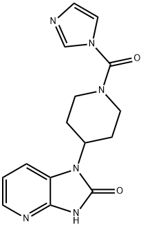 1-(1-(1H-咪唑酸乙酯-1-羰基)吡啶-4-YL)-1H-咪唑[4,5-B]吡啶-2(3H)-酮
