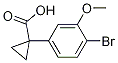 1-(4-BroMo-3-Methoxyphenyl)cyclopropane-1-carboxylic acid