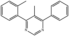 5-methyl-6-(2-methylphenyl)-4-phenylpyrimidine