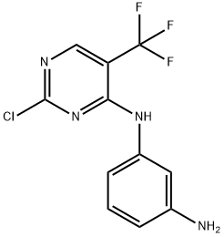 N1-(2-chloro-5-(trifluoromethyl)pyrimidin-4-yl)benzene-1,3-diamine
