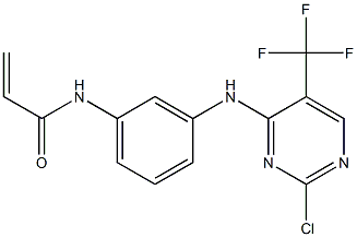 2-Propenamide, N-[3-[[2-chloro-5-(trifluoromethyl)-4-pyrimidinyl]amino]phenyl]-