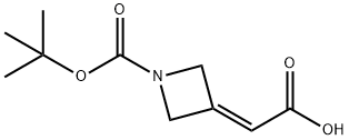 2-[1-[(2-methylpropan-2-yl)oxycarbonyl]azetidin-3-ylidene]acetic acid