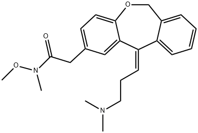 Dibenz[b,e]oxepin-2-acetamide, 11-[3-(dimethylamino)propylidene]-6,11-dihydro-N-methoxy-N-methyl-, (11Z)-