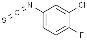 2-氯-1-氟-4-硫代异氰酸酯邻-苯