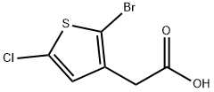 2-(2-bromo-5-chlorothiophen-3-yl)acetic acid