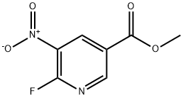 3-Pyridinecarboxylic acid, 6-fluoro-5-nitro-, methyl ester