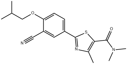 2-(3-cyano-4-isobutoxyphenyl)-N,N,4-trimethylthiazole-5- carboxamide
