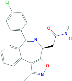 4H-Isoxazolo[5,4-d][2]benzazepine-4-acetamide, 6-(4-chlorophenyl)-1-methyl-, (4S)-