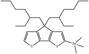 [4,4-双(2-乙基己基)-4H-环戊二烯[2,1-b:3,4-b']二噻吩-2-基]三甲基-锡烷