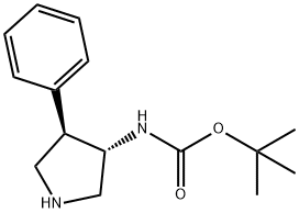 N-[(3S,4R)-4-苯基吡咯烷-3-基]氨基甲酸叔丁酯