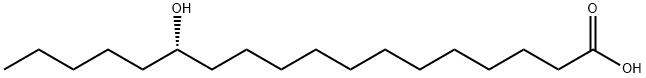 Octadecanoic acid, 13-hydroxy-, (13S)-