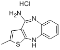 4-amino-2-methyl-10h-thieno(2,3,b)(1,5)benzodiazepine Hydrochloride
