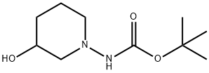 Carbamic acid, N-(3-hydroxy-1-piperidinyl)-, 1,1-dimethylethyl ester