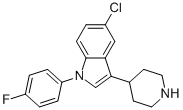 5-氯-1-(4-氟苯基)-3-(4-哌啶基)-1H-吲哚