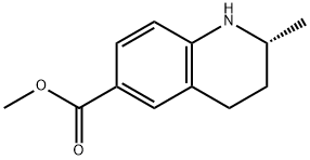 6-QUINOLINECARBOXYLIC ACID, 1,2,3,4-TETRAHYDRO-2-METHYL-, METHYL ESTER, (2R)-