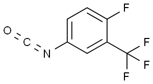 Benzene, 1-fluoro-4-isocyanato-2-(trifluoromethyl)- (9CI)