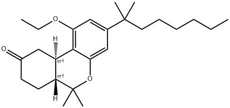 9H-Dibenzo[b,d]pyran-9-one, 3-(1,1-dimethylheptyl)-1-ethoxy-6,6a,7,8,10,10a-hexahydro-6,6-dimethyl-, (6aR,10aR)-rel-