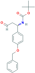 (βS)-β-[(1,1-tert-Butyloxycarbonyl)amino]-4-benzyloxy-benzenepropionic Aldehyde