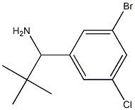 1-(3-BROMO-5-CHLOROPHENYL)-2,2-DIMETHYLPROPAN-1-AMINE