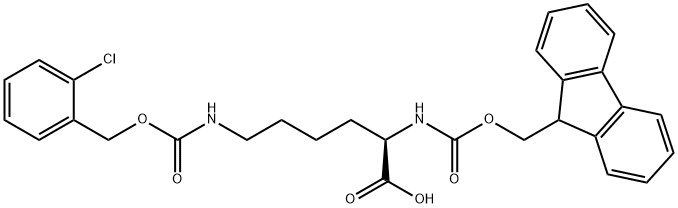 (2R)-6-({[(2-chlorophenyl)methoxy]carbonyl}amino)-2-({[(9H-fluoren-9-yl)methoxy]carbonyl}amino)hexanoic acid